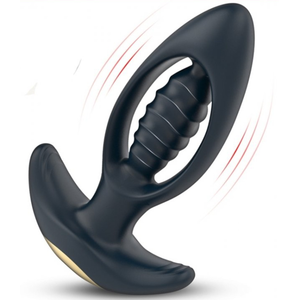 Plug vibrant en silicone PILE DRIVER 10 x 4.3cm  pas cher