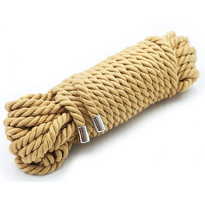 Corde en coton doré 5 mètres pas cher