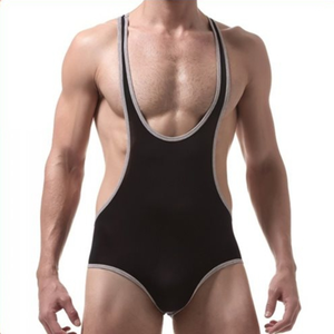 VansKoos Body Singlet Fin Noir-Blanc L pas cher