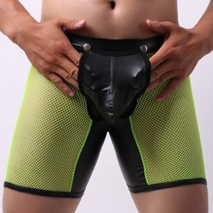 Bottomless Long OPEN IT Jaune Neon S pas cher