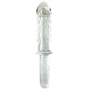 Dildo Poignée en verre ICE KING 16.5 x 5.2cm pas cher