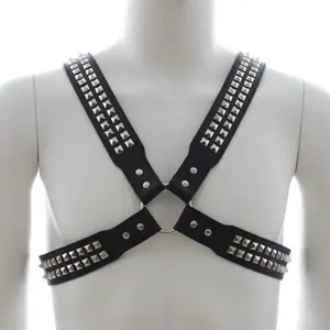 Harnais homme Studs Steel Chest pas cher