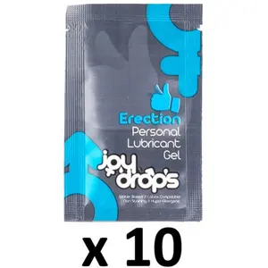 Joy Drops Dosettes Lubrifiant Effet Erection Dure 5ml x10 pas cher