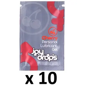 Joy Drops Dosettes Lubrifiant Arôme Cerise 5mL x10 pas cher