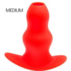 Comparateur de prix : Plug Tunnel STRETCH Rouge 13 x 6.4 cm Medium 