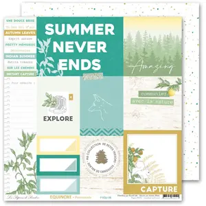 Les Papiers de Pandore Equinoxe Papier imprimé #6Vendu parscrapmalin