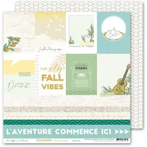 Les Papiers de Pandore Equinoxe Papier imprimé #3Vendu parscrapmalin