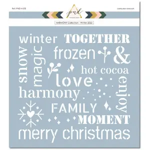 Pochoir Winters Words