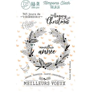 HA PI Little Fox Tampons transparents Merveilleuse année 8 pcsVendu paramazon