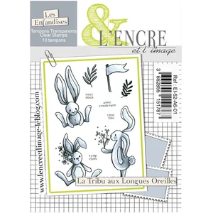 L'encre et l'image Tampons transparents La tribu aux longues oreilles 10 pcsVendu parscrapmalin
