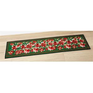 TempsL Tapis poinsettias vert pas cher