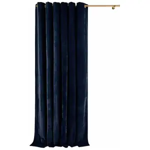 Rideau en velours bleu 137 x 260 cm Dario - Madura