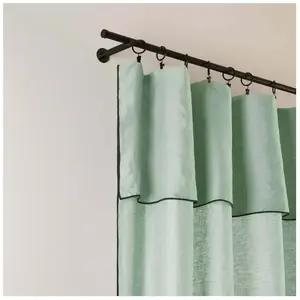 Panneau Carlina Vert Amande Et Bourdon Noir 350 x 150 - MaduraVendu parconforama