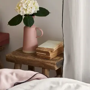 Comparateur de prix : MADURA - Rideau Carlina Tamisant en 100% lin lavé légèrement froissé Beige Madura