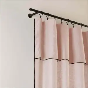 Panneau rose poudré et bourdon noir 350 x H 280 cm Carlina - Madura pas cher