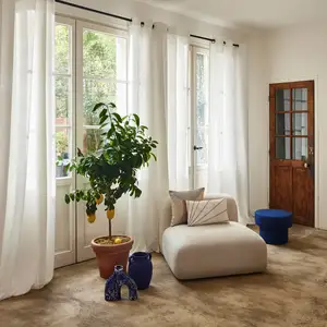 Comparateur de prix : MADURA - Rideau Janina Tamisant en Toile sans artifices toute douce Blanc Madura