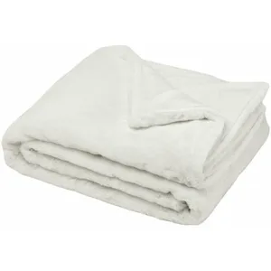 Madura Plaid en Fausse fourrure souple au toucher ultra doux Gris pas cher