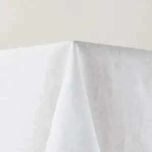 MADURA - Nappe carrée Carlina en Lin lavé légèrement froissé Blanc Madura pas cher
