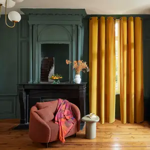 Comparateur de prix : MADURA - Rideau Matia Tamisant en Velours mat au tissage dense Vert Madura