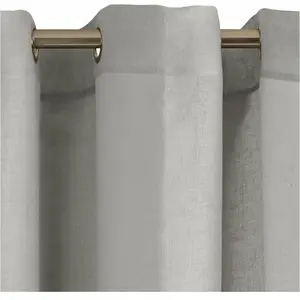Madura Voilage à oeillets en lin gris 350x298 cmVendu parconforama