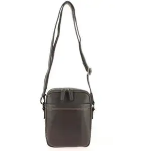 Sacoche Francinel Sacoche cuir Lawton 653003 Marron pas cher
