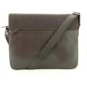 Sac bandoulière Francinel Besace Toile/Cuir Porto 653112 Marron pas cher