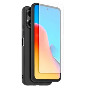 Comparateur de prix : Pack XIAOMI Redmi 12 4G 5G coque + verre trempé noir