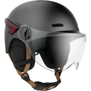 Comparateur de prix : Casque CASR Led Glow gris taille M transparent
