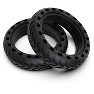Pack 2 pneus alvéoles Casr 8.5" pour Miscoot Noir pas cher