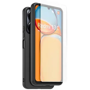 Comparateur de prix : Coque MADE FOR XIAOMI Redmi 13C Coque noir + verre trempé TU