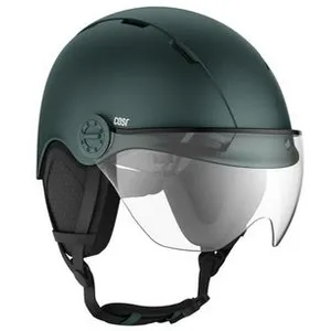 Comparateur de prix : Casque vélo et trottinette avec visière Casr Life Vert Forêt L
