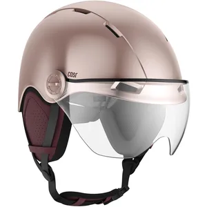 Comparateur de prix : Casque vélo et trottinette avec visière Casr Life Rose M