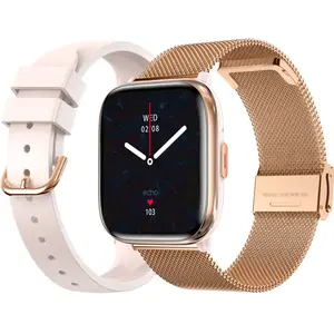 Comparateur de prix : Montre connectée ECHO Rainbow Nano Or Rose Silicone + Milanais