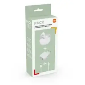 PACK XIAOMI REDMI BUDS 4 + CHARGEUR 33W A+C + CABLE USB-C/C pas cher