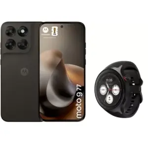 Smartphone MOTOROLA Pack G77 256Go Noir + Watch Noir pas cher