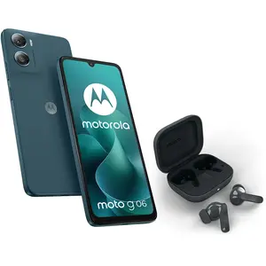 Motorola Moto G06 Bleu - 128 Go + Moto Buds Bass pas cher