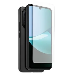 Coque Givrée Noir HQSELECTION Pour Xiaomi Redmi Note 14 Pro Plus 5G + 2 Verres Trempés