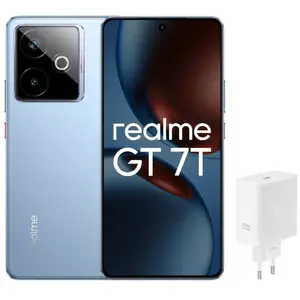 Comparateur de prix : Pack Smartphone Realme GT7T 6,8" 5G Double nano SIM 512 Go Bleu avec c...