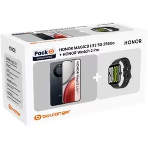 Smartphone HONOR Pack Magic8Lite + Honor choice Watch2Pro pas cher