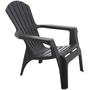 Wilsa Garden FAUTEUIL ADIRONDACK ANTHRACITE pas cher