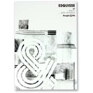 Rougier & Plé Papier dessin esquisse 100 g/m² A3 29.7 x 42 cm Bloc de 120 feuillesVendu parscrapmalin