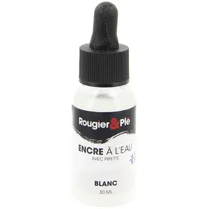 Rougier & Plé Encre à l'eau 30 ml R&P BlancVendu parscrapmalin