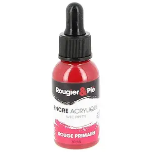Rougier & Plé Encre acrylique 30 ml R&P Rouge primaire pas cher