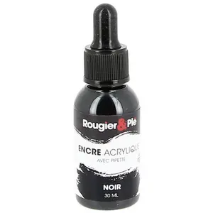 Rougier & Plé Encre acrylique 30 ml R&P Noir