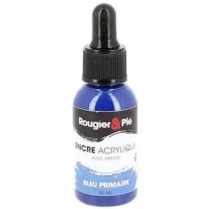 Rougier & Plé Encre acrylique 30 ml R&P Bleu primaire pas cher