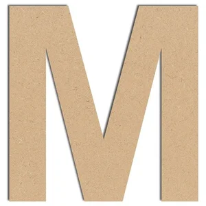 Spiderlily Design Lettre en bois médium - M majuscule - 8 cmVendu parscrapmalin