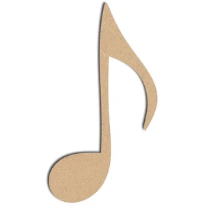 Spiderlily Design Support à décorer en bois médium - Note de musiqueVendu parscrapmalin