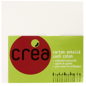 Carton entoilé Créa 20 x 20 cm