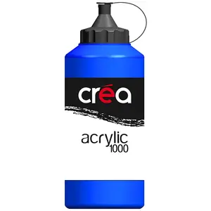 Rougier & Plé Peinture acrylique 1 L Bleu de cobaltVendu parscrapmalin