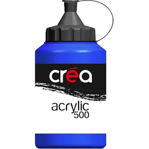 Rougier & Plé Peinture acrylique 500 ml Bleu de cobalt